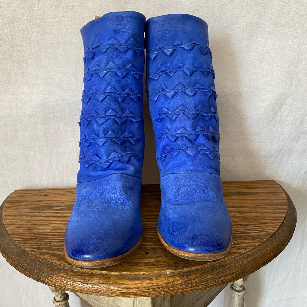 π A.S.98 Blue Boots - Picture 3 of 16